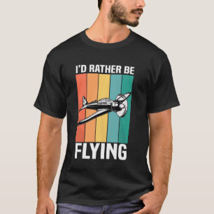 Grappig dat ik liever vliegend vliegtuig luchtvaar t-shirt
