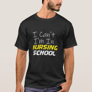 Grappig dat ik me in de verpleegschool verhuur Gif T-shirt