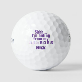 Grappig dat ik me verstopt voel van mijn beste baa golfballen