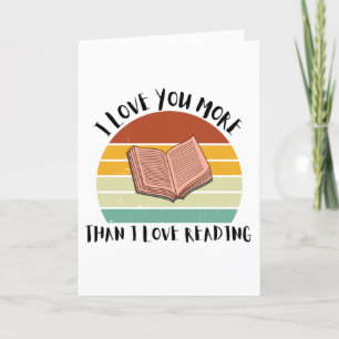 Grappig dat ik meer van je hou dan van lezen feestdagen kaart
