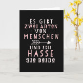 Grappig dat ik mensen haat kaart (Gele Bloem)