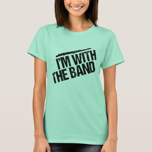 Grappig dat ik met de band ben t-shirt (Voorkant)