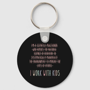 Grappig dat ik met de Kinder gedragsanalyse psycho Sleutelhanger