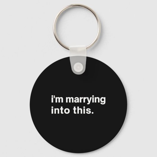 Grappig dat ik met deze verloofde trouw1 sleutelhanger (Voorkant)
