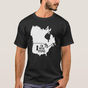 Grappig dat ik met Stupid Canada Arrow uit de VS b T-shirt
