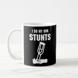 Grappig dat ik mijn eigen stunts krijg. koffiemok