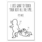 Grappig dat ik mijn Kaart van Butt Love aanraak (Voorkant)