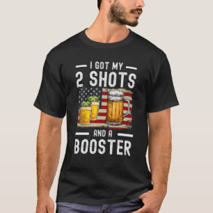 Grappig dat ik mijn twee schoenen en een booster h t-shirt