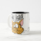 Grappig dat ik net Rude Gifts heb gekweekt Tweekleurige Koffiemok (Voorkant links)