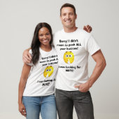 Grappig dat ik niet al je knopen wilde drukken t-shirt (Unisex)