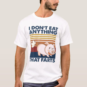 Grappig dat ik niet alles eet dat Retro VI leuk vi T-shirt