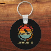 Grappig dat ik niet altijd stop en naar vliegtuige sleutelhanger (Voorkant)