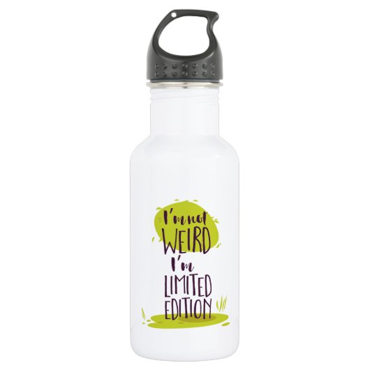 Grappig dat ik niet gek ben... ik ben Limited Edit Waterfles (Voorkant)