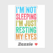 grappig dat ik niet slaap, ik steek gewoon mijn og sticker (Vel)