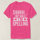 Grappig dat ik niet speel met bijenspeller t-shirt (Design voorkant)