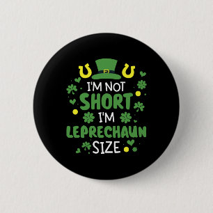 Grappig dat ik niet te kort ben Ik ben kabouter gr Ronde Button 5,7 Cm