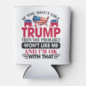 Grappig dat ik niet van Trump houd Blikjeskoeler (Voorkant)