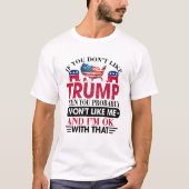 Grappig dat ik niet van Trump houd T-shirt (Voorkant)