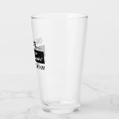 Grappig dat ik nooit meer Hangover Quote Drink Glas (Links)