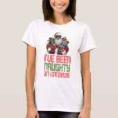 Grappig dat ik ondeugend Quote kerst T-shirt ben g (Voorkant)