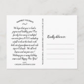 Grappig dat ik op Santa's Good List kerstfoto sta Briefkaart (Achterkant)