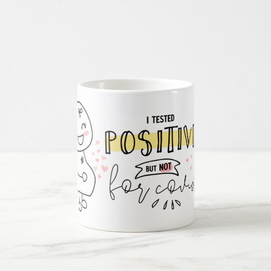 Grappig dat ik positieve zwangerschapsuitkondiging koffiemok (Center)