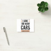 Grappig dat ik te veel auto's  heb. post-it® notes (Kantoor)