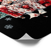 Grappig dat ik thuis zal zijn voor kerst humoristi poster (Hoek)