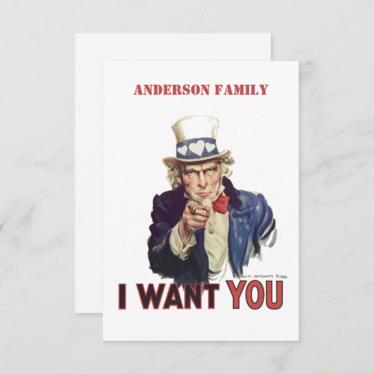 Grappig dat ik uw uitnodiging wil (Voorkant / Achterkant)