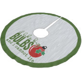 Grappig dat ik van Big Bulbs hou, die de kerstprij Kerstboom Rok (Gekanteld)