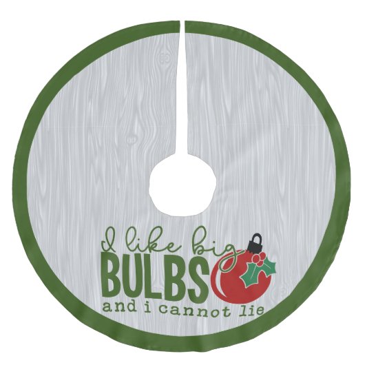 Grappig dat ik van Big Bulbs hou, die de kerstprij Kerstboom Rok (Voorkant)