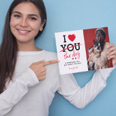 Grappig dat ik van de Valentijnsdag hou Feestdagenkaart