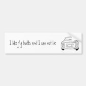 Grappig dat ik van Figaro Car Bumpersticker hou (Voorkant)