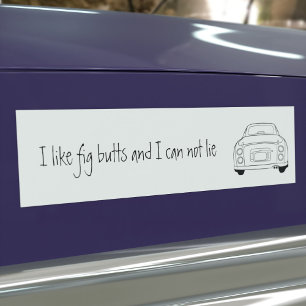 Grappig dat ik van Figaro Car Bumpersticker hou