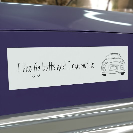 Grappig dat ik van Figaro Car Bumpersticker hou