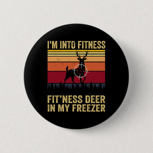 Grappig dat ik van fitness herten in mijn vriezer ronde button 5,7 cm