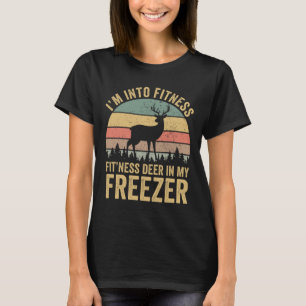 Grappig dat ik van fitness herten in mijn vriezer t-shirt