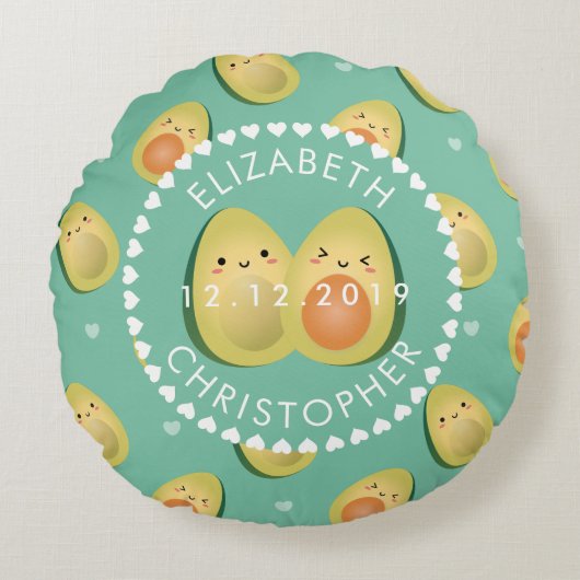 Grappig dat ik van je hou. Laten we Jubileum vermi Rond Kussen (Voorkant)