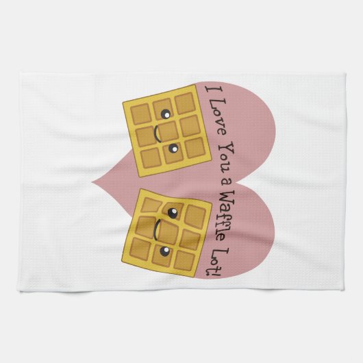 Grappig dat ik van je hou... theedoek (Horizontaal)