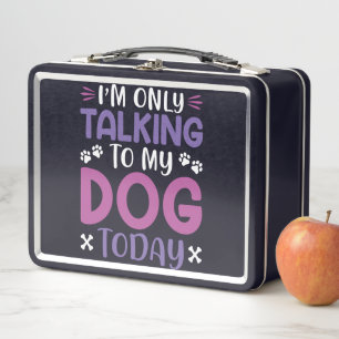 Grappig dat ik vandaag alleen met mijn hond praat