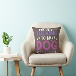 Grappig dat ik vandaag alleen met mijn hond praat kussen