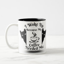 Grappig dat ik wakker werd omdat mijn koffie me no