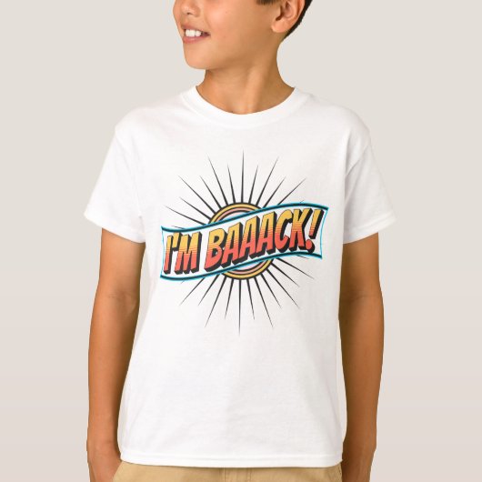Grappig dat ik weer naar school ga. t-shirt (Voorkant)