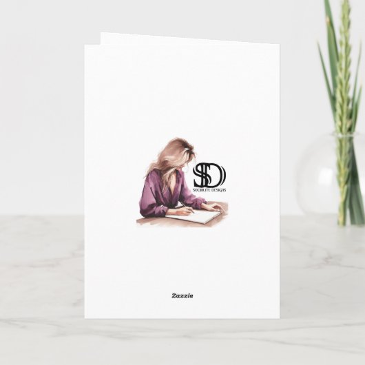 Grappig dat ik zo laat van je hou bedankkaart (Achterkant)