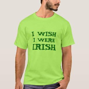 Grappig dat ik zou willen dat ik Iers Lime Green T T-shirt