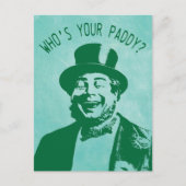 Grappig, dat is je Paddy Saint Patricks Dag Briefkaart (Voorkant)