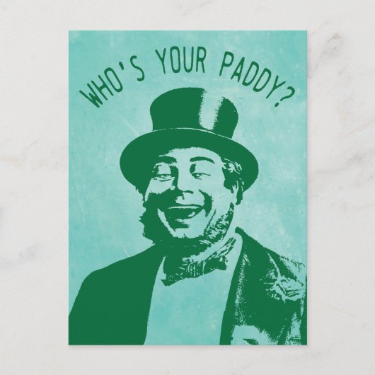 Grappig, dat is je Paddy Saint Patricks Dag Briefkaart (Voorkant)