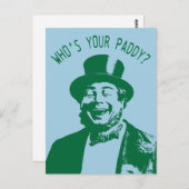Grappig, dat is je Paddy Saint Patricks Dag Briefkaart (Voorkant / Achterkant)