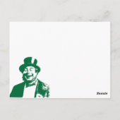 Grappig, dat is je Paddy Saint Patricks Dag Briefkaart (Achterkant)