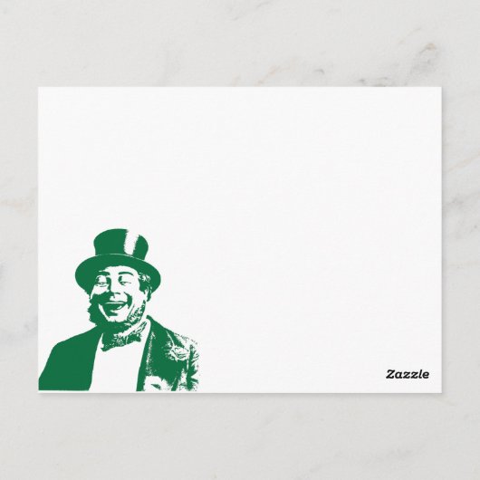 Grappig, dat is je Paddy Saint Patricks Dag Briefkaart (Achterkant)